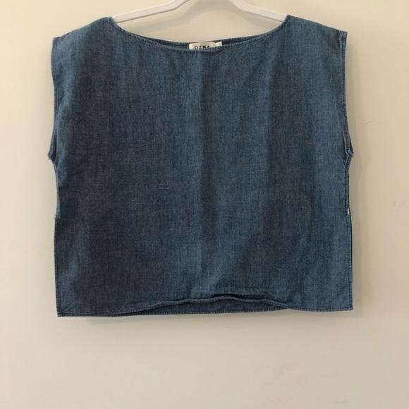 OZMA denim sleeveless top, EUC - Picture 10 of 10